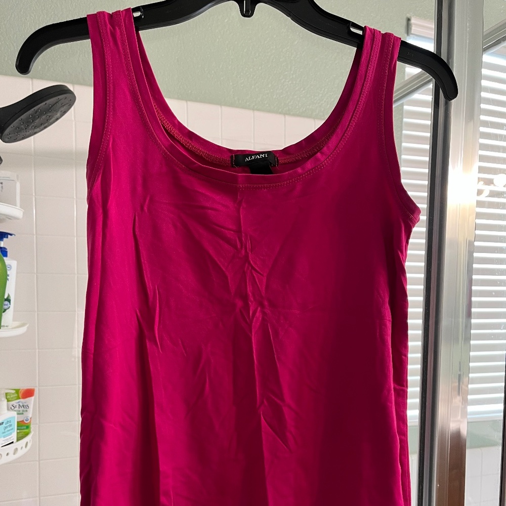 Hot pink tank top
